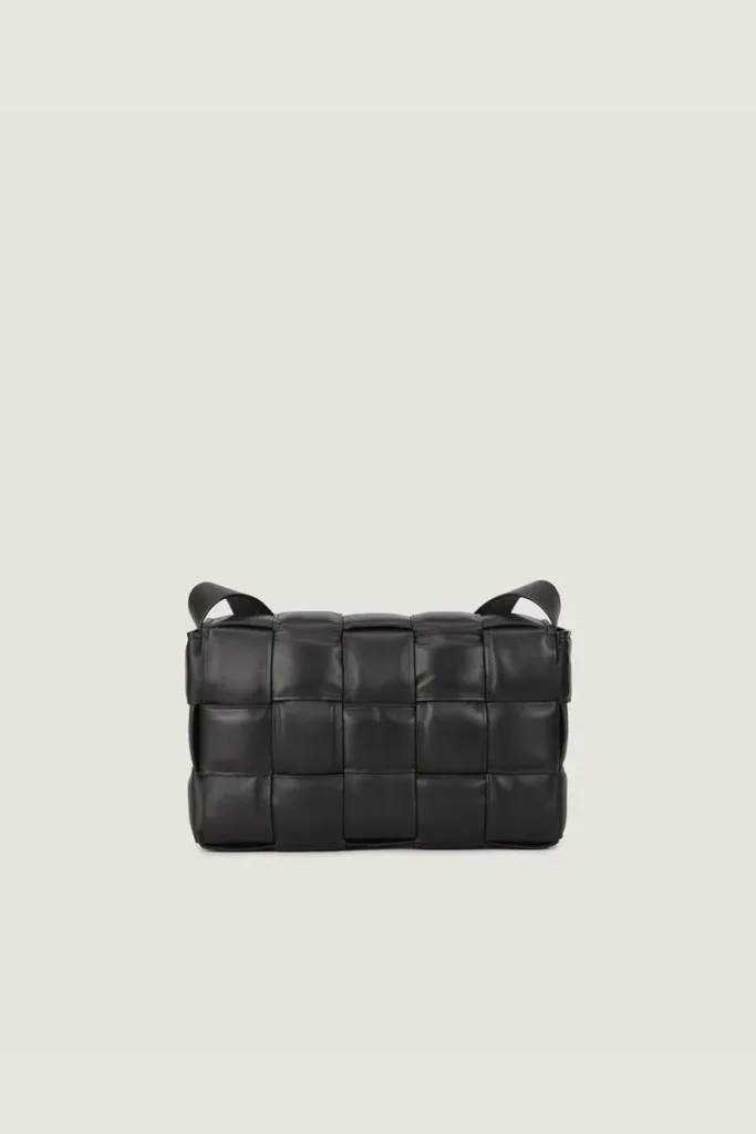 Goodge Padded Leather Shoulder Bag – Black – view 4