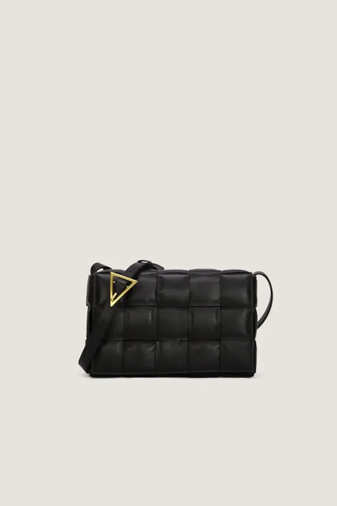 Goodge Padded Leather Shoulder Bag – Black 2 – view 1