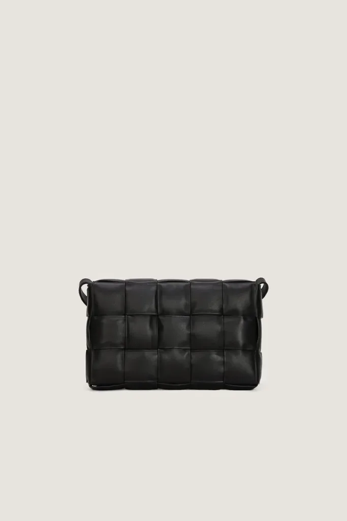 Goodge Padded Leather Shoulder Bag – Black 2 – view 4