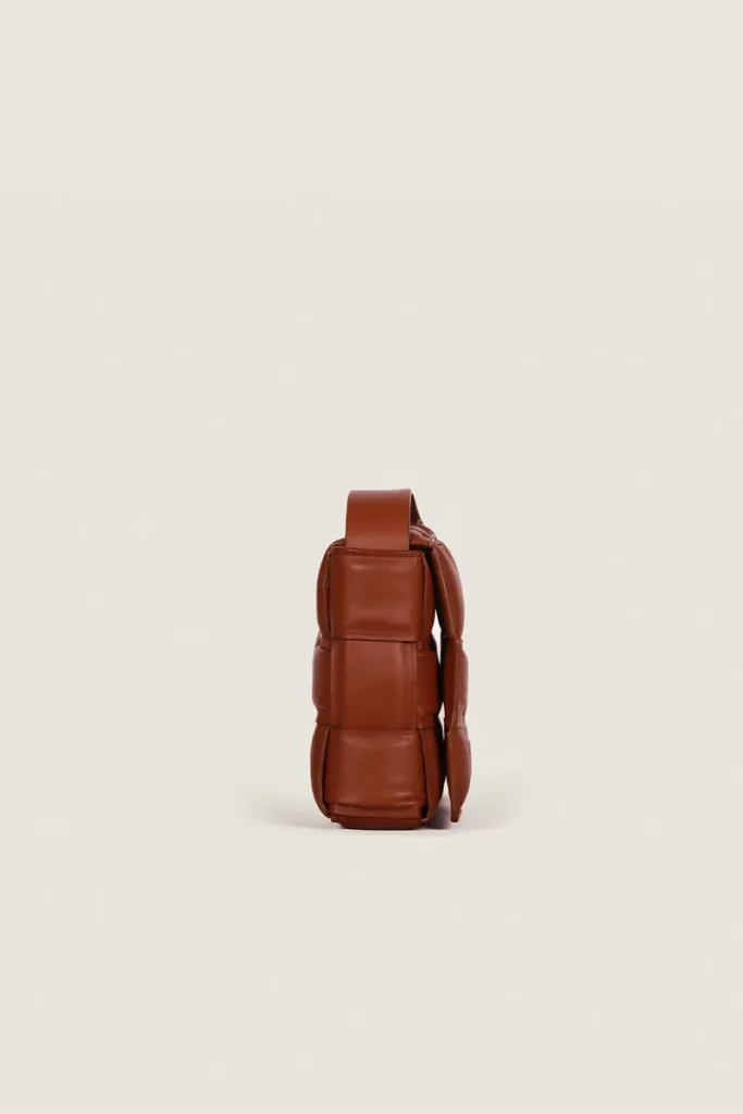 Goodge Padded Leather Shoulder Bag – Brown – view 2