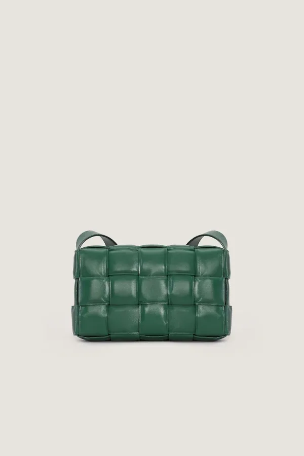 Goodge Padded Leather Shoulder Bag – Green – view 1
