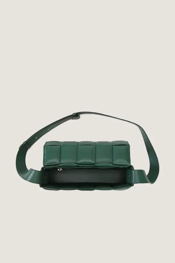 Goodge Padded Leather Shoulder Bag – Green – view 2