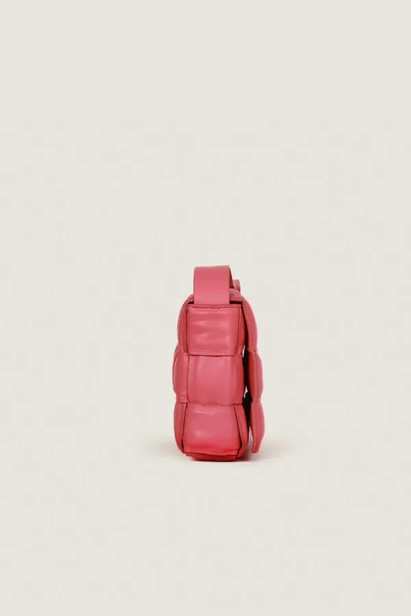 Goodge Padded Leather Shoulder Bag – Pink – view 2