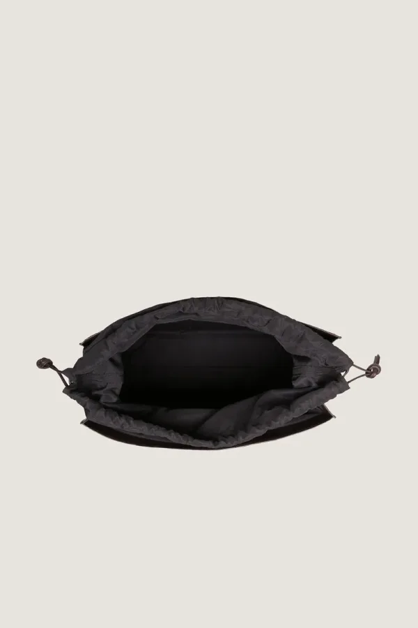 Hanway Cargo Leather Shoulder Bag – Chocolate Brown – view 3