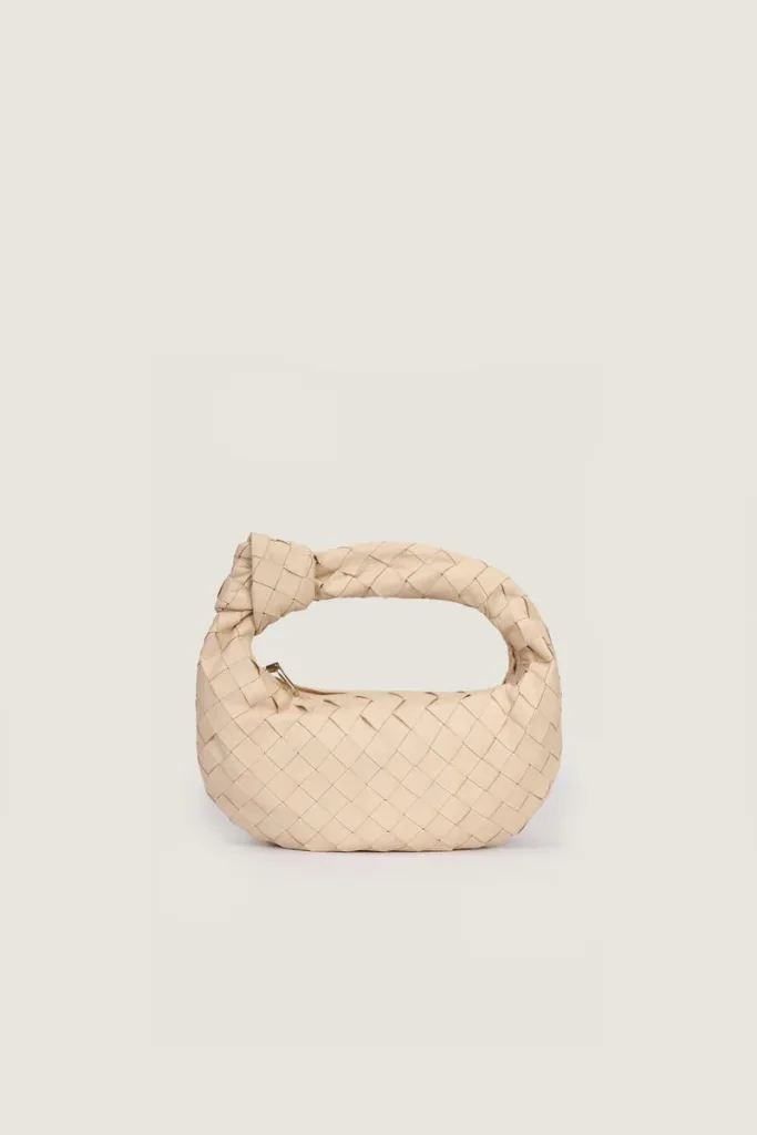 Ladbroke Leather Handbag – Beige – view 4