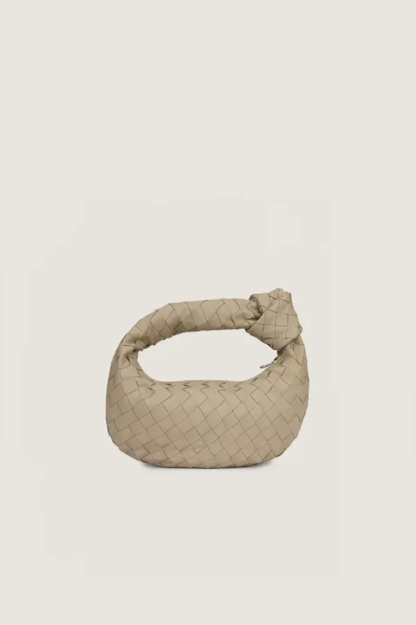 Ladbroke Leather Handbag – Light Grey – view 1