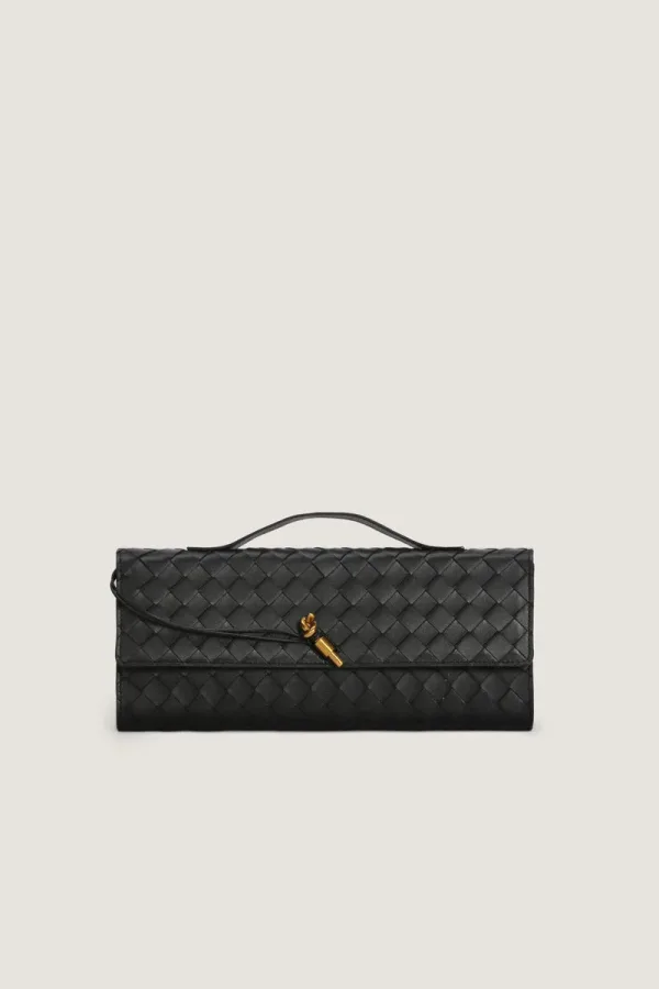 Leinster Leather Clutch – Black – view 1