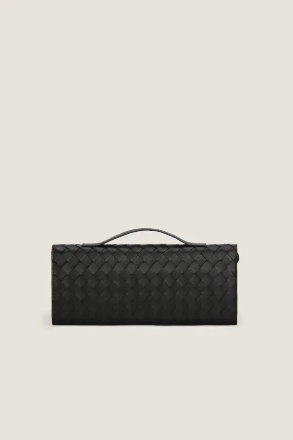 Leinster Leather Clutch – Black – view 4
