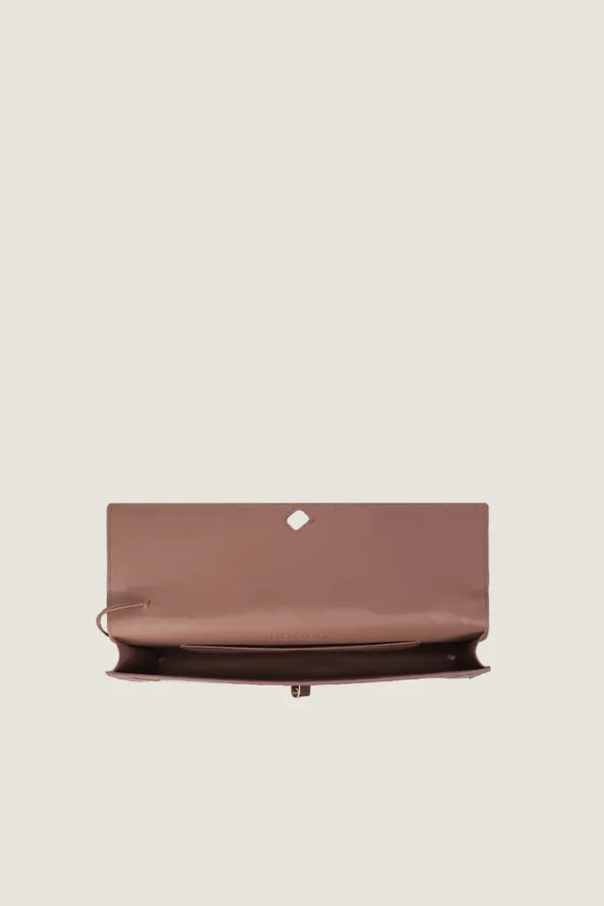 Leinster Leather Clutch – Blush Pink – view 3