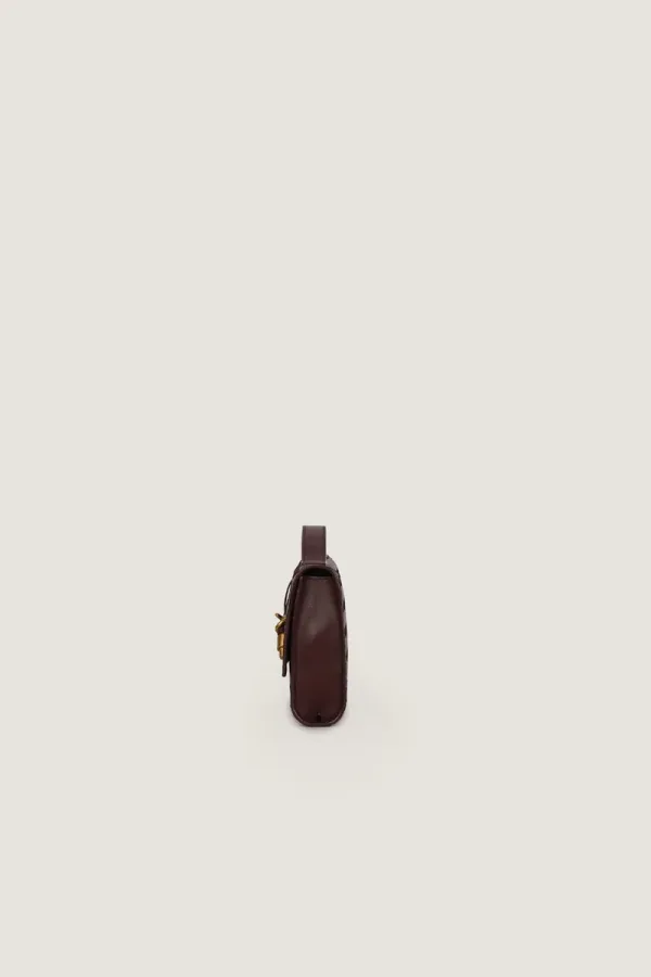 Leinster Leather Clutch – Burgundy – view 2