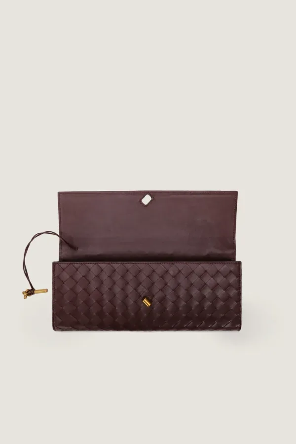 Leinster Leather Clutch – Burgundy – view 3