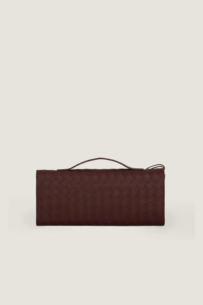 Leinster Leather Clutch – Burgundy – view 4