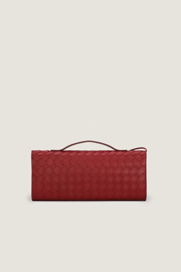 Leinster Leather Clutch – Burgundy 2 – view 4