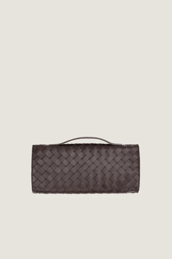 Leinster Leather Clutch – Chocolate Brown – view 4