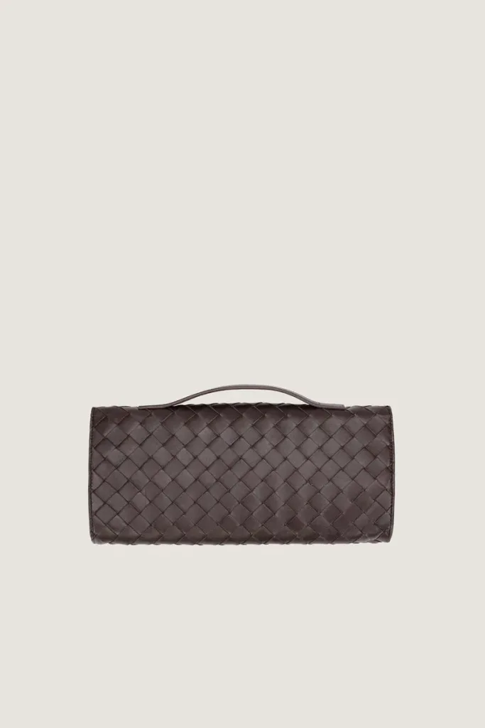 Leinster Leather Clutch – Chocolate Brown – view 4