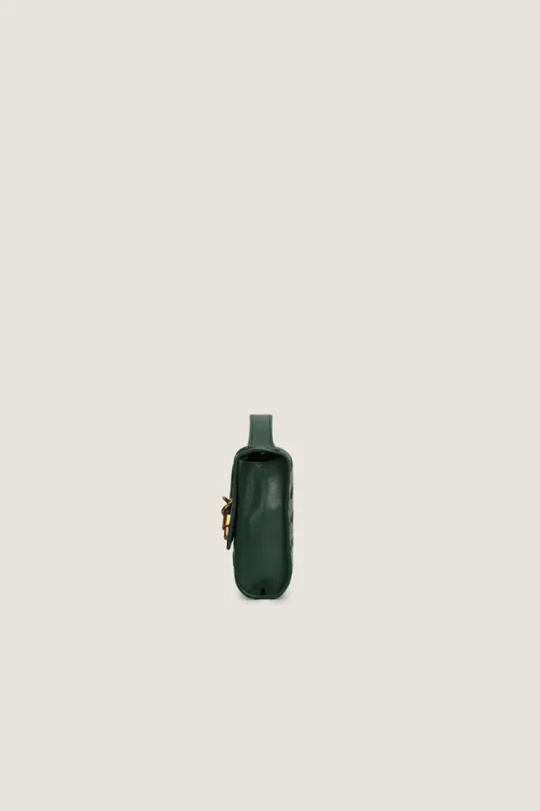 Leinster Leather Clutch – Emerald Green – view 3