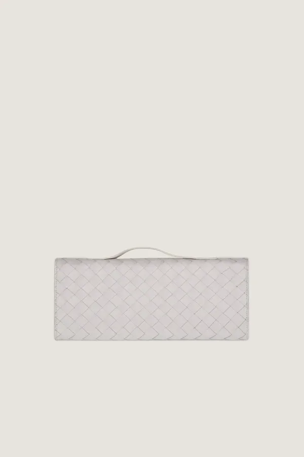 Leinster Leather Clutch – White – view 4