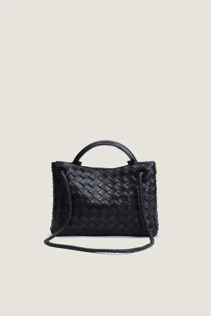 Moscow Road Small Leather Handbag – Black – view 4