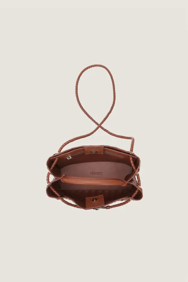 Moscow Road Small Leather Handbag – Chestnut – view 2
