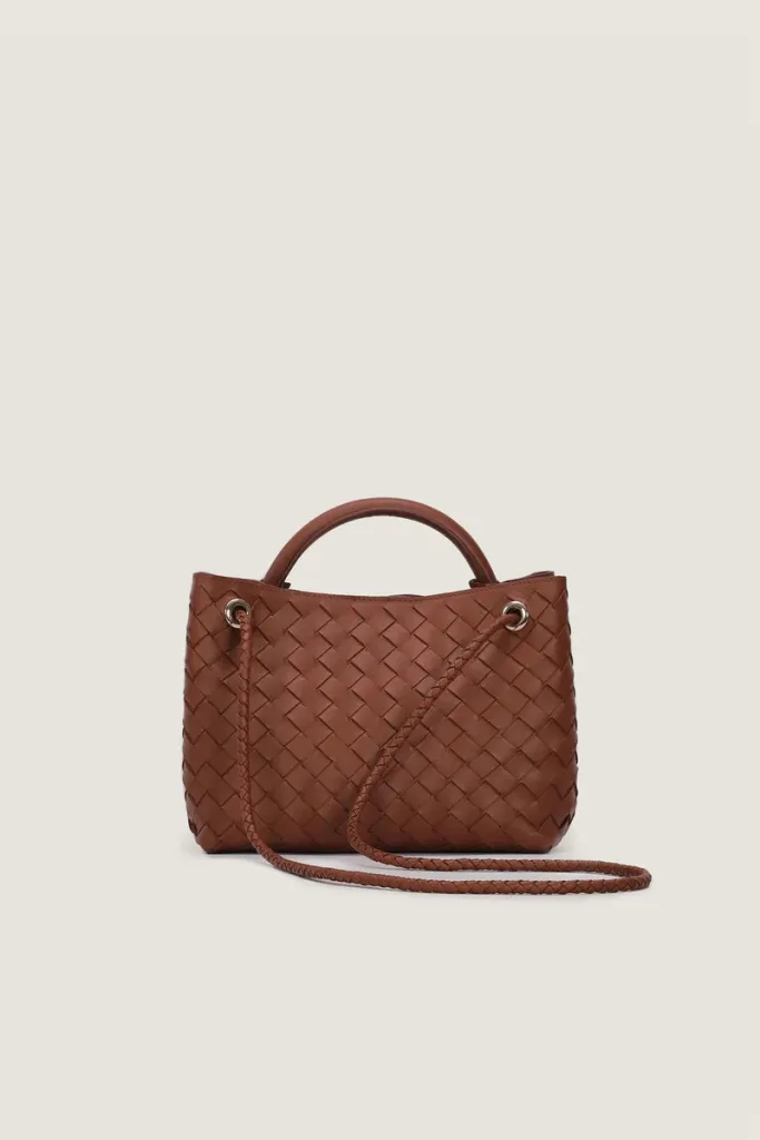 Moscow Road Small Leather Handbag – Chestnut – view 4