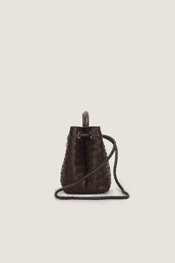 Moscow Road Small Leather Handbag – Chocolate Brown – view 1