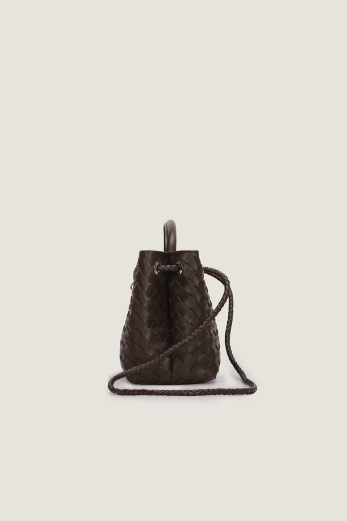 Moscow Road Small Leather Handbag – Chocolate Brown – view 1