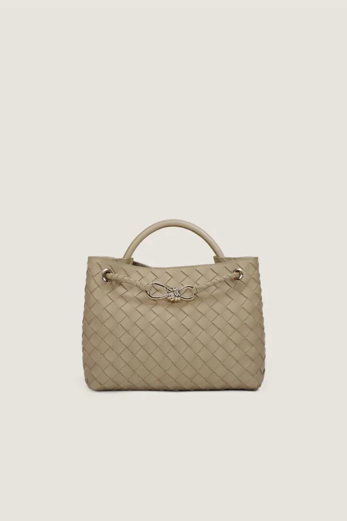 Moscow Road Small Leather Handbag – Sand – view 1