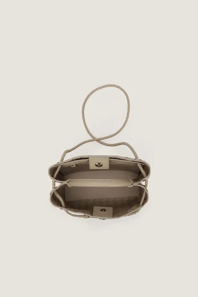 Moscow Road Small Leather Handbag – Sand – view 2
