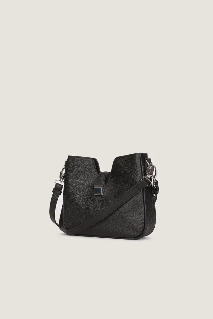 Mount Row Convertible Leather Crossbody Bag – Black – view 2