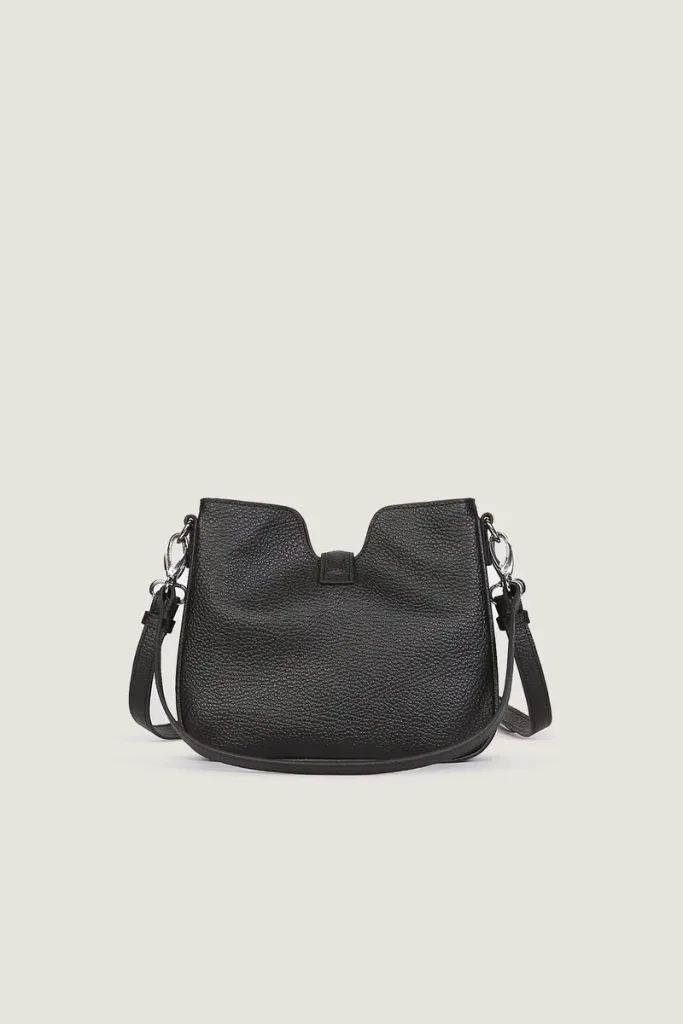 Mount Row Convertible Leather Crossbody Bag – Black – view 4