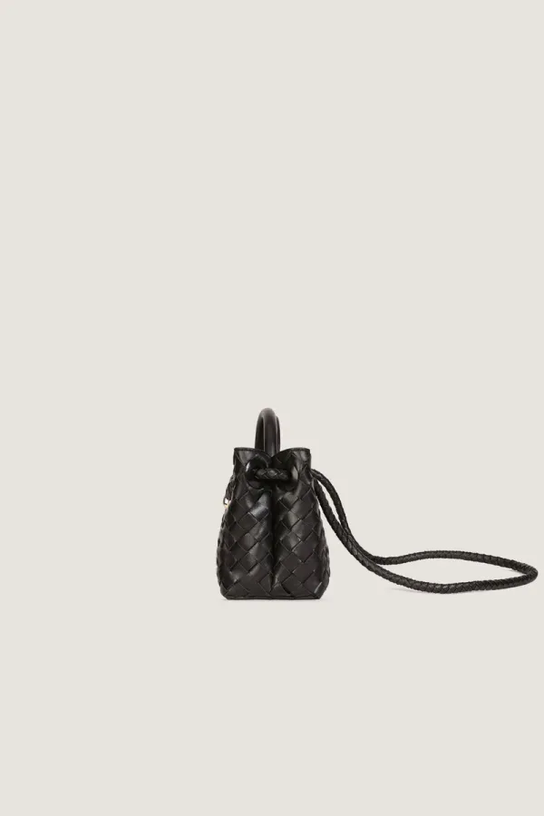 Norfolk Square Mini Leather Handbag – Black – view 2