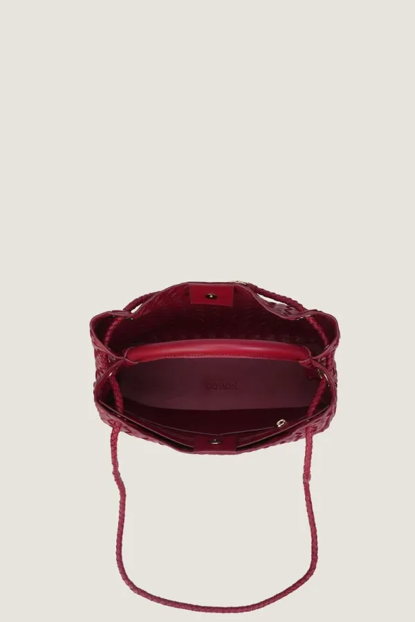 Phillimore Medium Leather Handbag – Burgundy – view 2