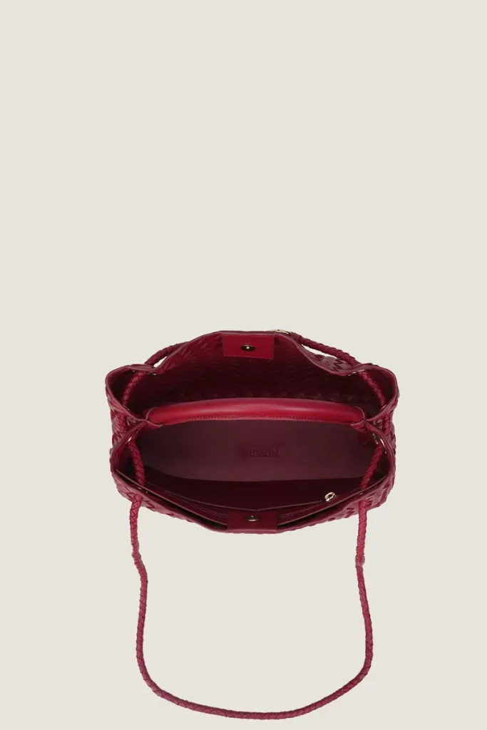 Phillimore Medium Leather Handbag – Burgundy – view 2