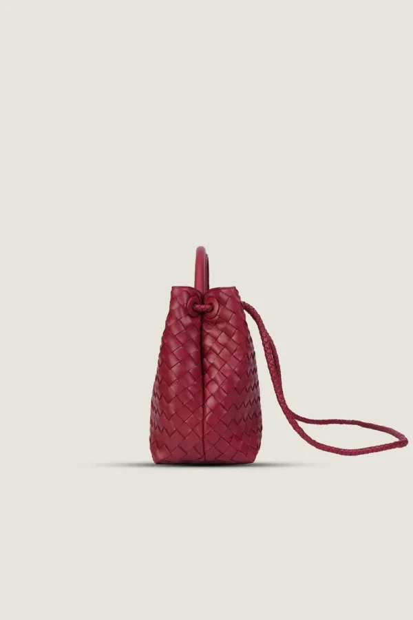 Phillimore Medium Leather Handbag – Burgundy – view 3