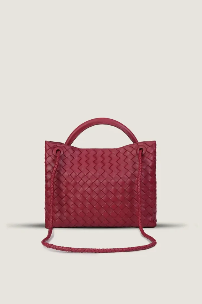 Phillimore Medium Leather Handbag – Burgundy – view 4