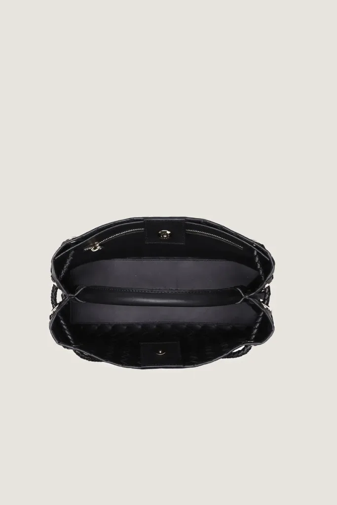 Princes Square East-West Leather Handbag – Black – view 2