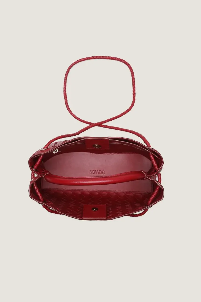 Princes Square East-West Leather Handbag – Red – view 2