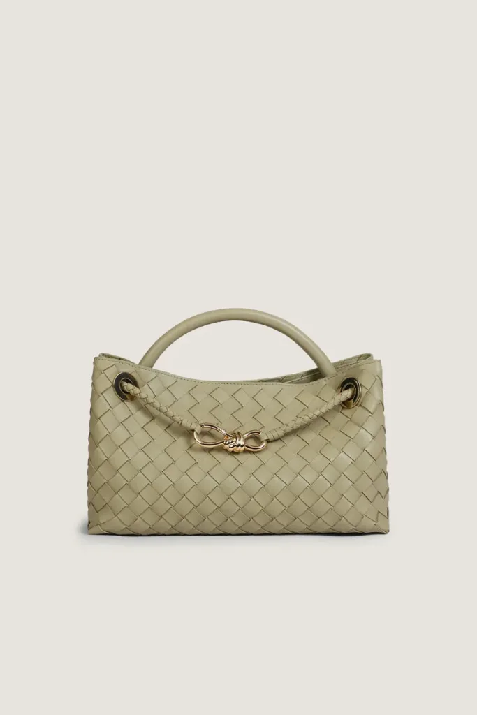 Princes Square East-West Leather Handbag – Sand – view 1