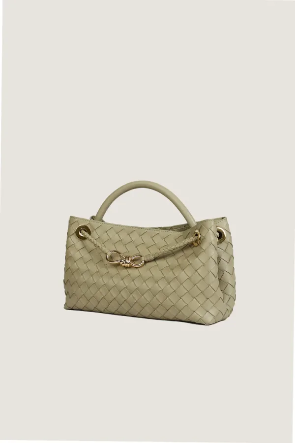 Princes Square East-West Leather Handbag – Sand – view 2