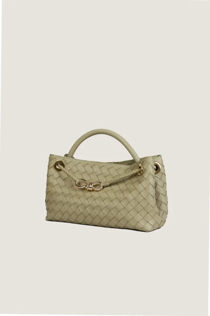 Princes Square East-West Leather Handbag – Sand – view 2