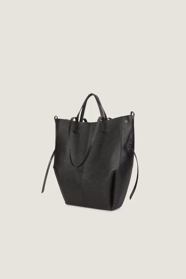 Queen Anne Leather Tote Bag – Black – view 2