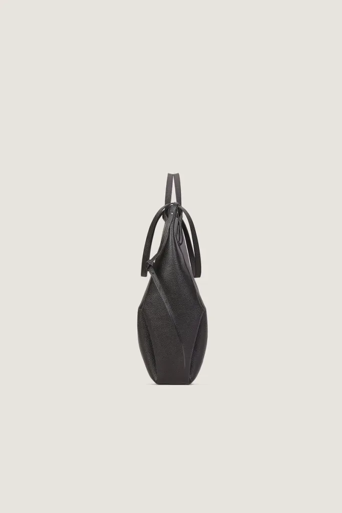 Queen Anne Leather Tote Bag – Black – view 3