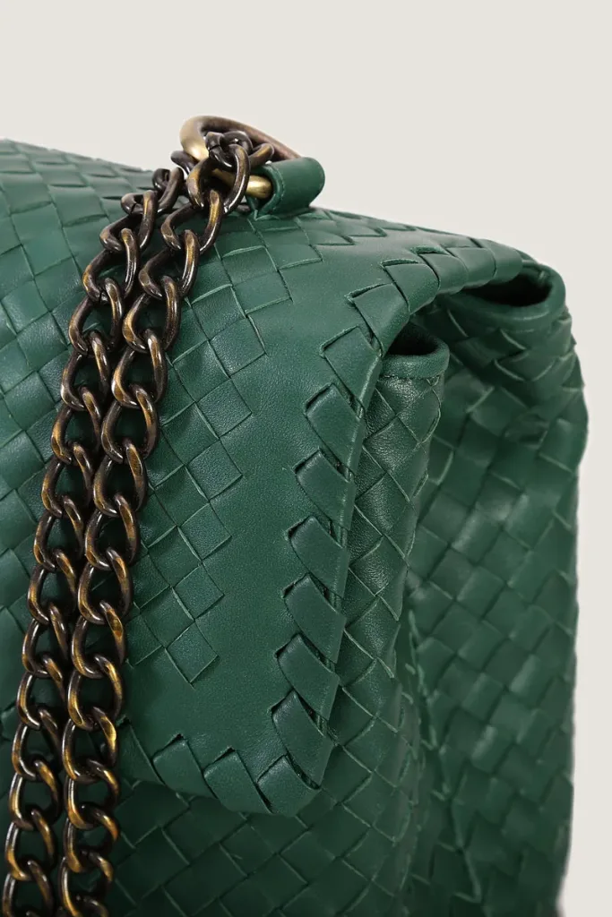 Rathbone Leather Shoulder Bag – Green – view 4