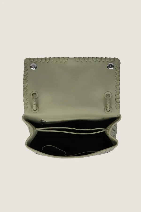 Rathbone Leather Shoulder Bag – Mint Green – view 2