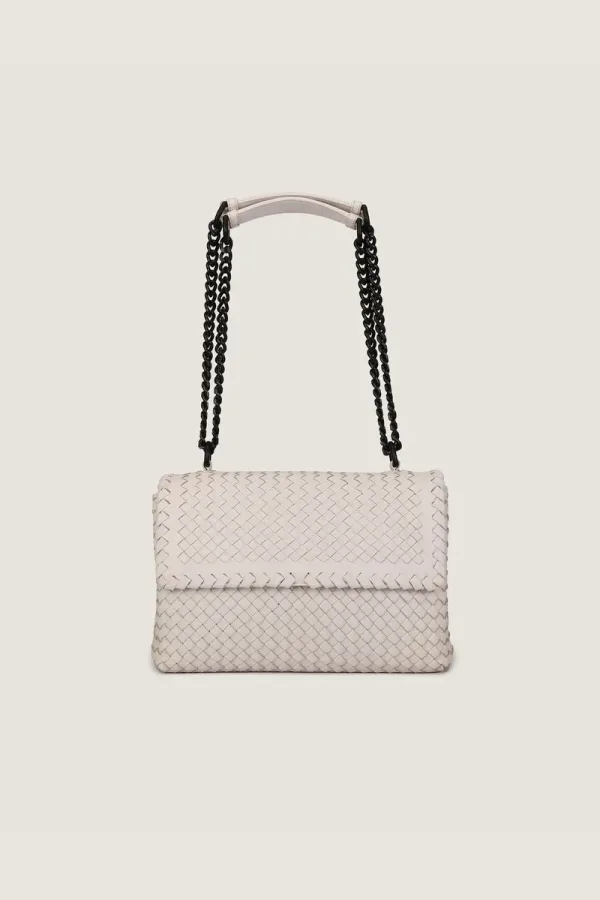 Rathbone Leather Shoulder Bag – White – view 1