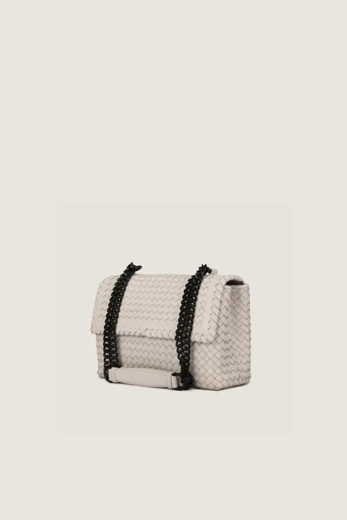 Rathbone Leather Shoulder Bag – White – view 2
