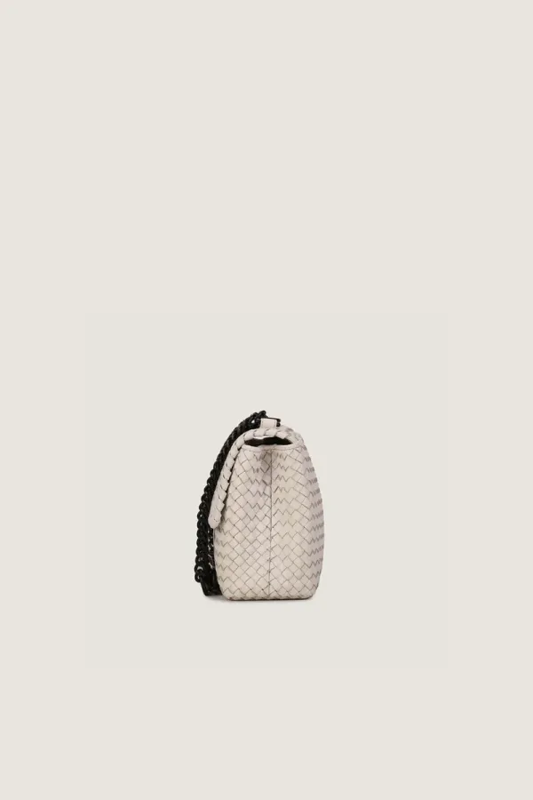 Rathbone Leather Shoulder Bag – White – view 3