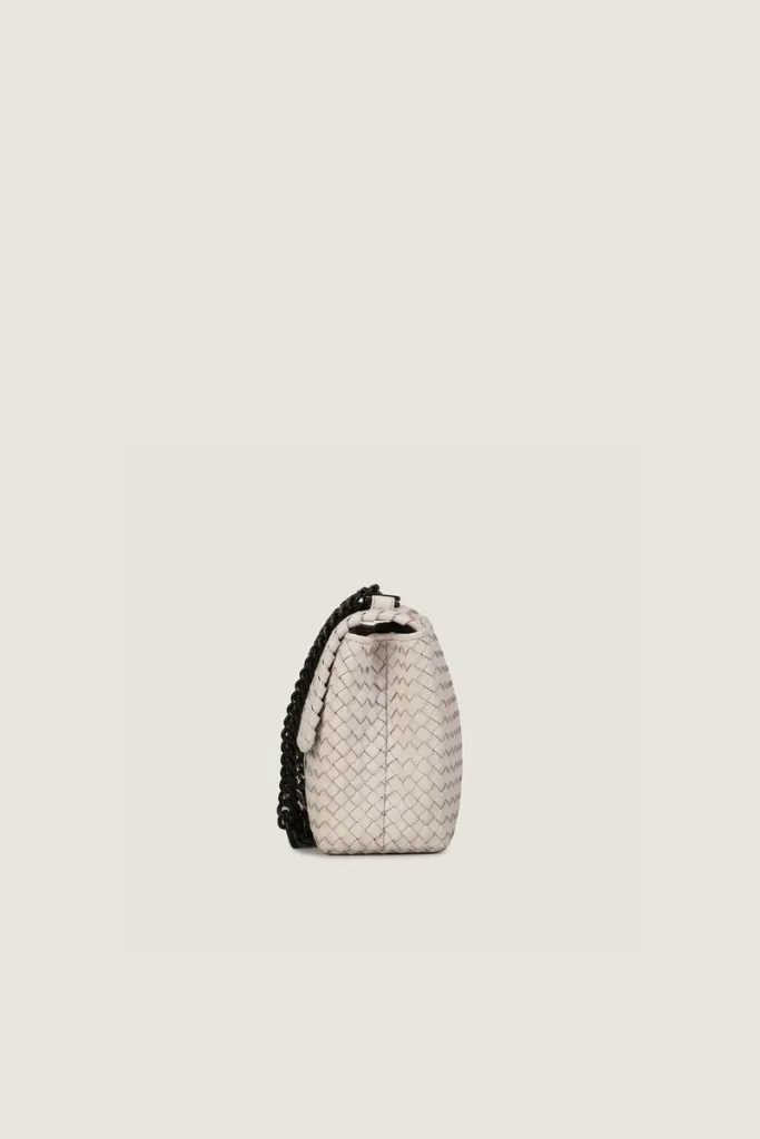 Rathbone Leather Shoulder Bag – White – view 3