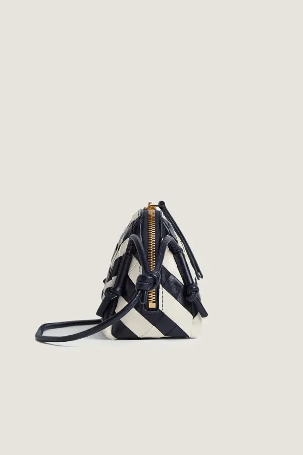 South Molton Leather Pouch – Black And White – view 4