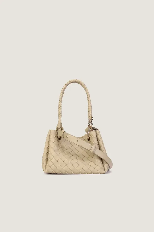 Sussex Gardens Small Leather Handbag – Beige – view 1